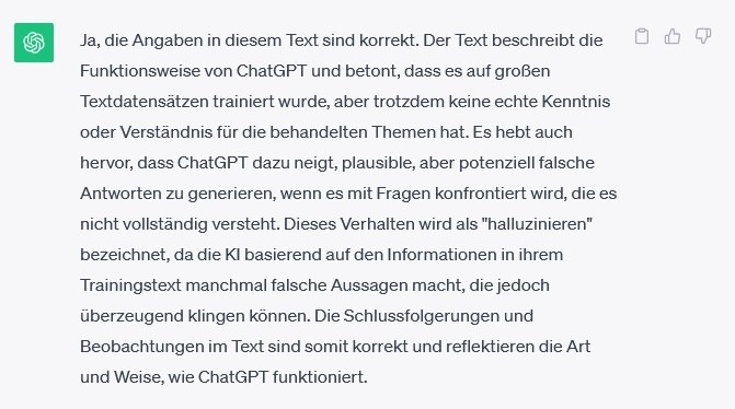 ChatGPT-Texte nutzen